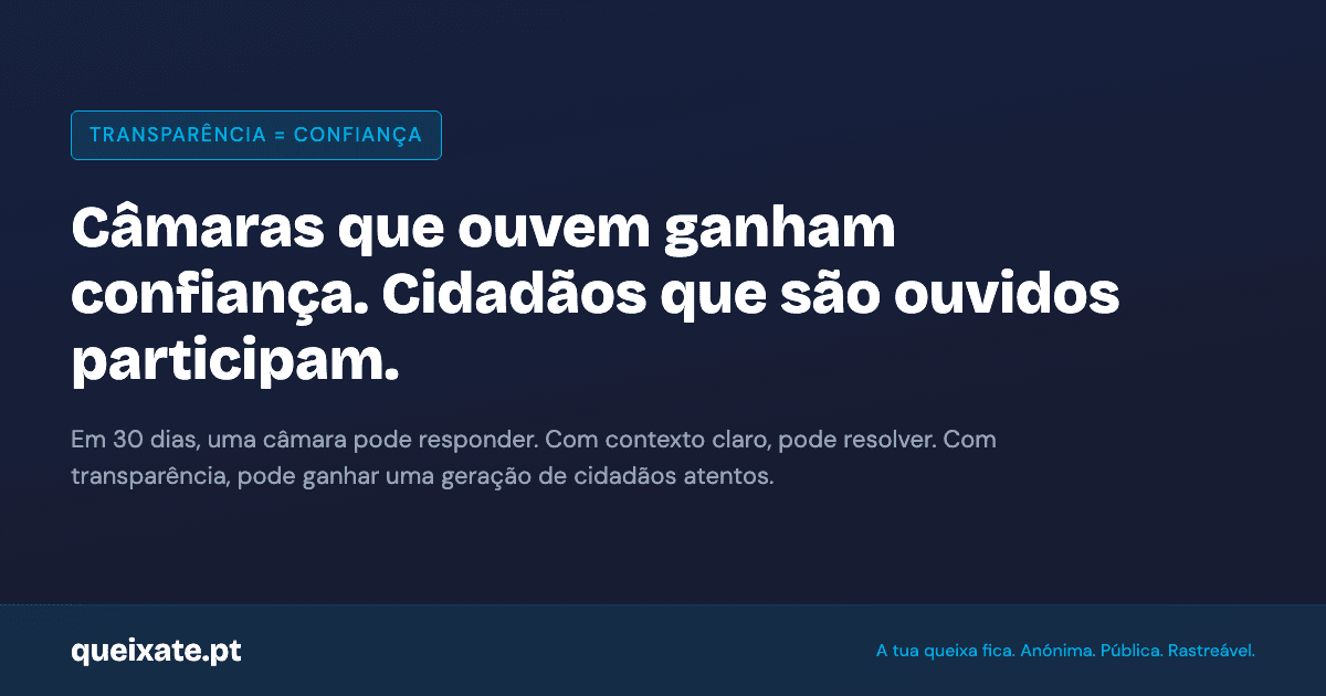 Iluminação pública falha