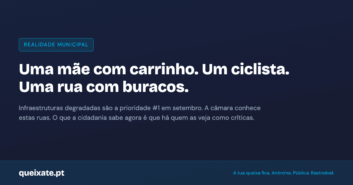 Infraestruturas degradadas